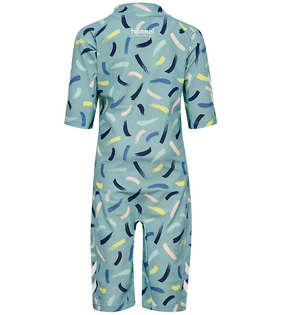 Hummel Coverall Swimsuit - UV40+ - hmlMorgat - Blue Surf