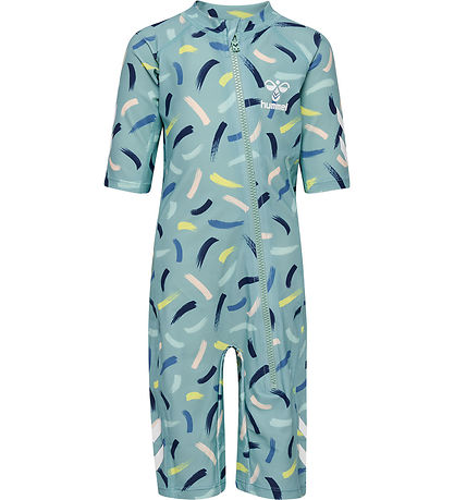Hummel Coverall Swimsuit - UV40+ - hmlMorgat - Blue Surf
