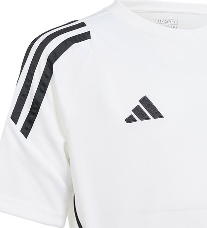 adidas Performance Stuttermabolur - Tiro 24 - Hvítur/Svart