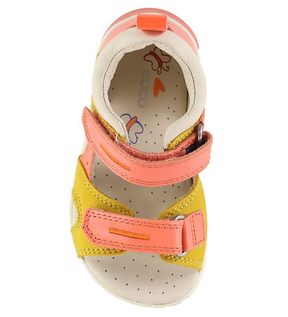 Ecco Sandals - Mini Stride - Coral/Multicolour