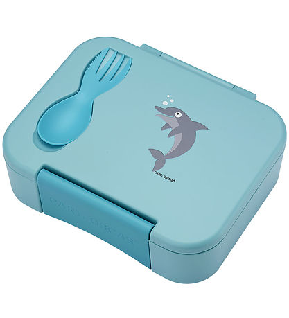 Carl Oscar Nestisbox M. Gaffall/Skeið - BentoBox - Blár M. Höfru