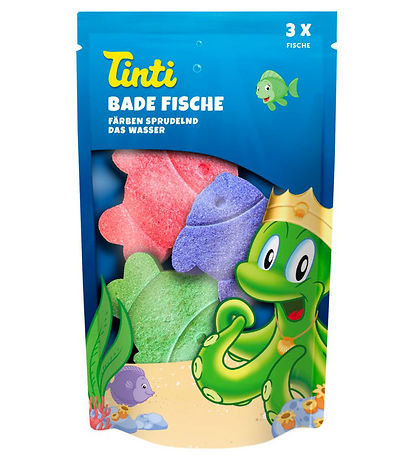 Tinti Bath Bombs - Fish - 3-Pack - Red/Purple/Green