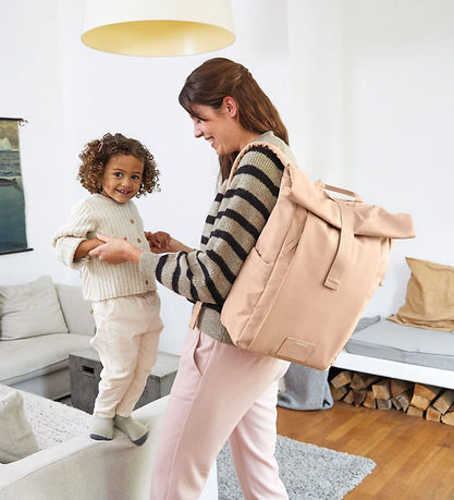 Lässig Luiertas - GRE Rolltop Up Backpack - Peach Rose