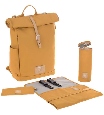 Lssig Changing Bag - GRE Rolltop Backpack - Curry