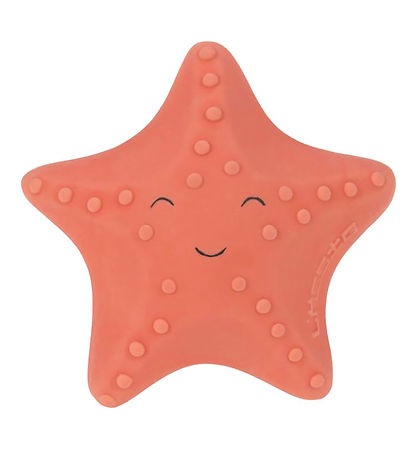 Lässig Baðleikföng - Náttúrulegt gúmmí - Starfish - Rautt
