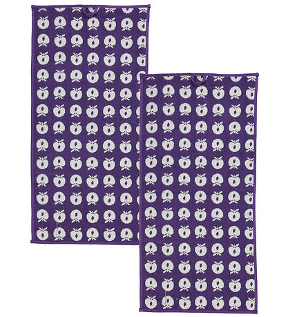 Smfolk Handduk - 2-pack - 50x100 - Purple Heart