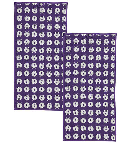 Småfolk Handtuch - 2er-Pack - 50x100 - Purple Heart