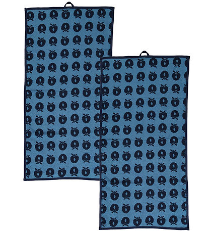 Småfolk Handtuch - 2er-Pack - 50x100 - Blue Grotte