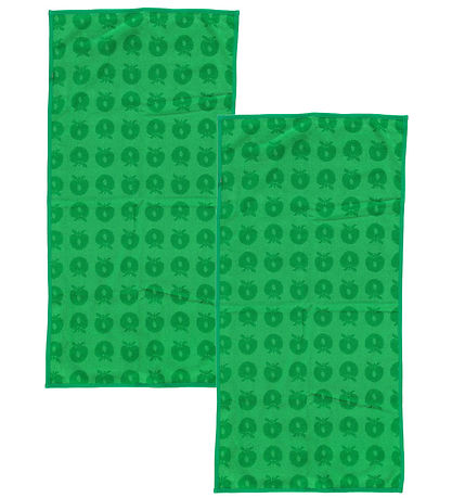 Småfolk Handtuch - 2er-Pack - 50x100 - Apple Green