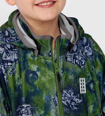 LEGO Ninjago Softshell Jacket - LWScout 202 - Twist Of Lime/Gre