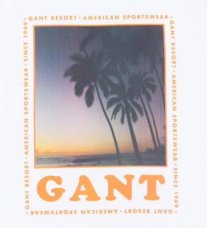 GANT T-Shirt - Resort - Weiß