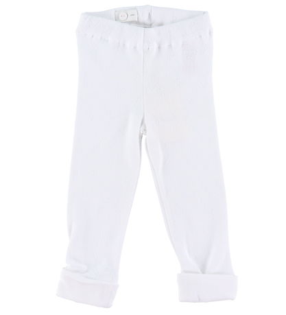 GANT Leggings - Pointelle - White