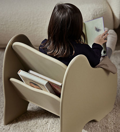 ferm Living Setustofa Stóll - Halli - 44x59x55 cm - Cashmere