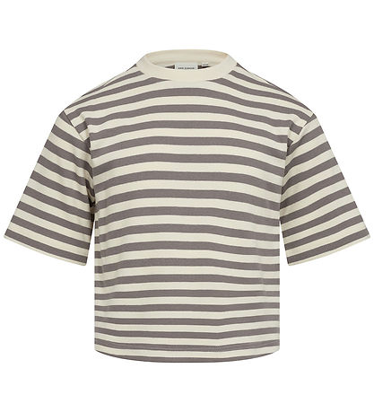 Sofie Schnoor Stuttermabolur - Rib - Steel Grey