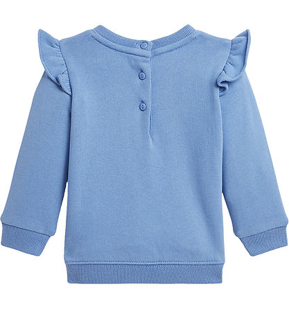 Polo Ralph Lauren Sweatshirt - Light blue w. Soft Toy/Ruffles