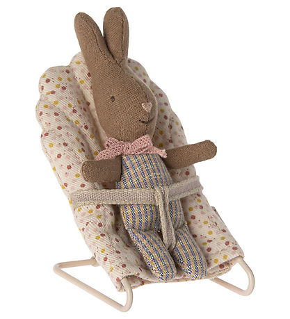 Maileg Rabbit - My - Pink/Blue Checs