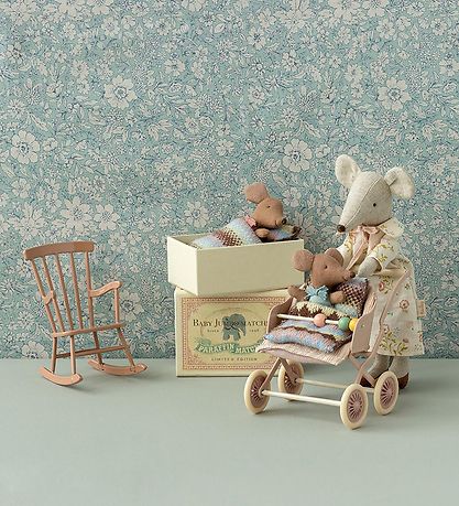 Maileg Miniature Doll Stroller - Baby - Rose