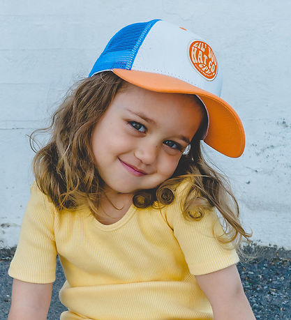 Lil' Boo Copenhagen Cap - Trucker - Blue/Orange/White