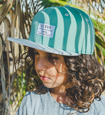 Lil' Boo Copenhagen Cap - Organic Block Snapback - Green