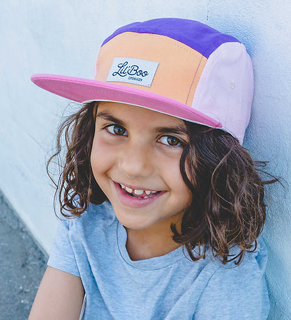 Lil' Boo Copenhagen Cap - Block Pink/Purple 5 - Pink/Purple