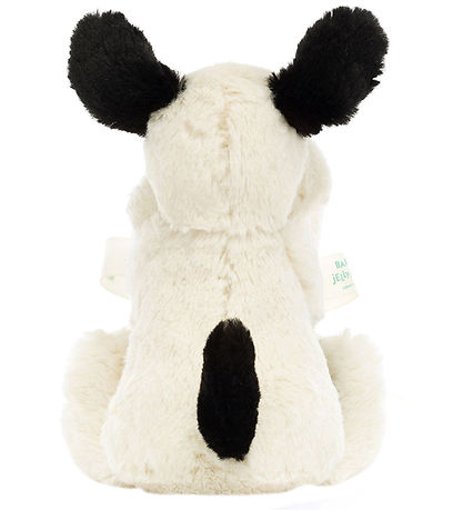 Jellycat Snuttefilt - 34x34 cm - Bashful Black & Cream Valp