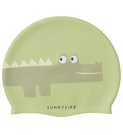 SunnyLife Badekappe - Cookie das Krokodil - Light Khaki