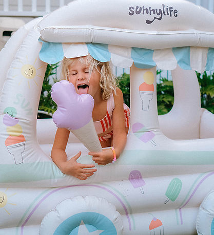 SunnyLife Uppblásanlegur ísbíll - 150x105 cm - Summer Sundae