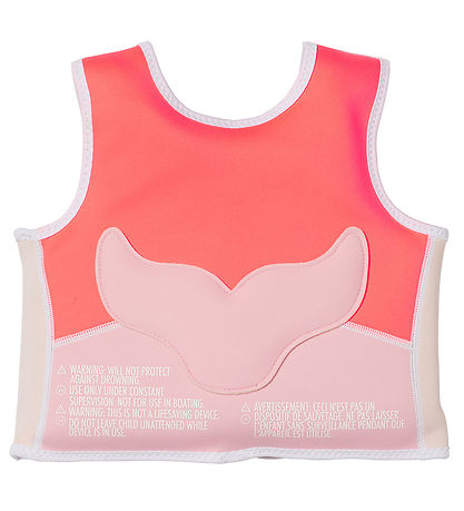 SunnyLife Swim Vest - Melody the Mermaid - 1-2 Years - Neon Stra