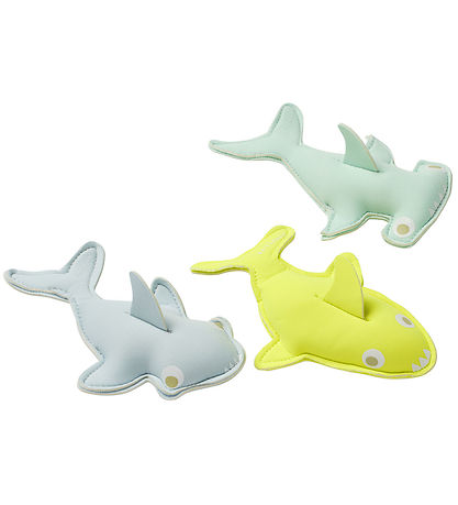 SunnyLife Diving Weights - 3-Pack - Salty The Shark - Aqua Neon 