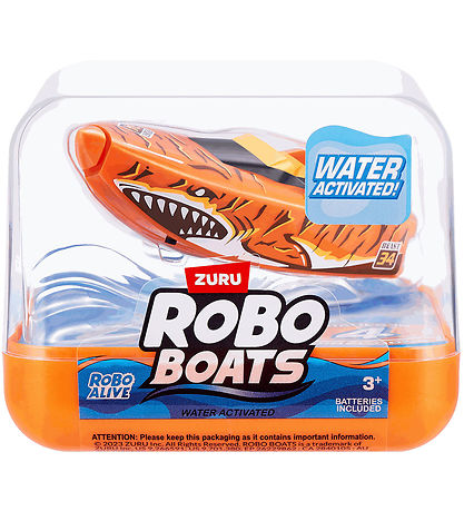 Robo Alive Bath Toy - Robo Boats - Assorted - Orange/Red/B