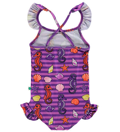 Smfolk Swimsuit - UV50+ - Spring Pink w. Seahorses