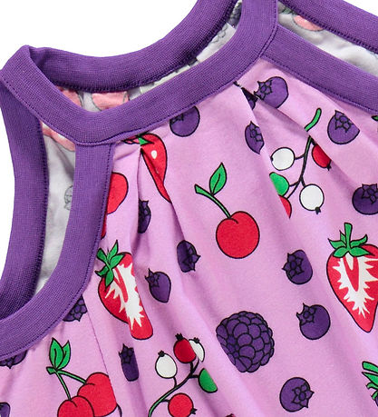 Småfolk Dress - Violet Tulle w. Bear