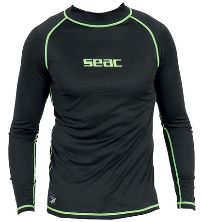 Seac Swim Top - T-Sun Long Man - UV50+ - Black