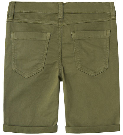 Name It Shorts - NkmSilas Isak - Deep Lichen Green