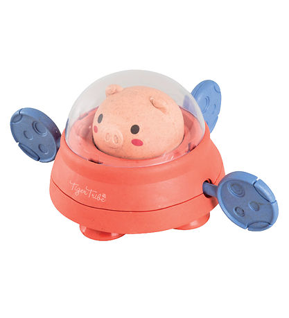 Tiger Tribe Bath Toy - Bath Paddle Ship - Space Piggy