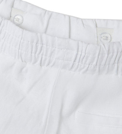 LMTD Trousers - Linen/Cotton - NlnHill - White Alyssum