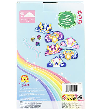 Tiger Tribe Creation Set - Glitter Goo Crowns - Super Rainbow