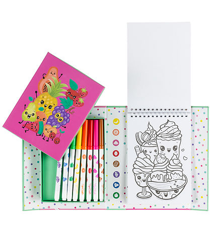 Tiger Tribe Colouring Set - Scented Coloring - Fruity Cutie