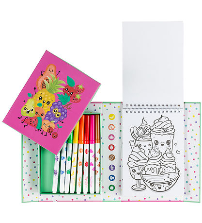 Tiger Tribe Colouring Set - Scented Colouring - Fruity Cutie