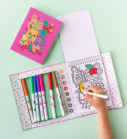 Tiger Tribe Colouring Set - Scented Colouring - Fruity Cutie