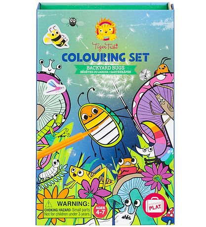 Tiger Tribe Colouring Set - Backyard Bugs