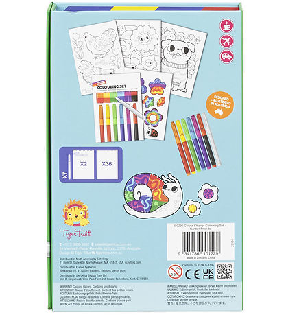 Tiger Tribe Colouring Set - Colour Change - Garden Friends