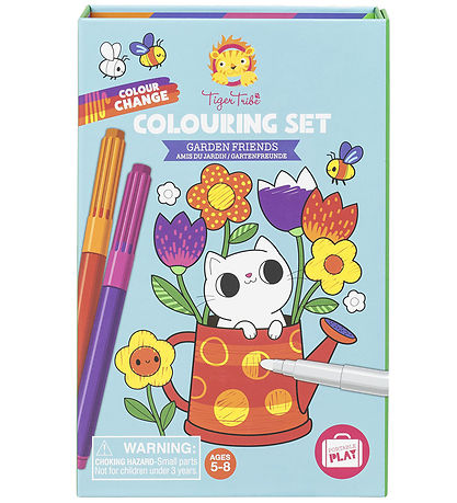 Tiger Tribe Colouring Set - Colour Change - Garden Friends