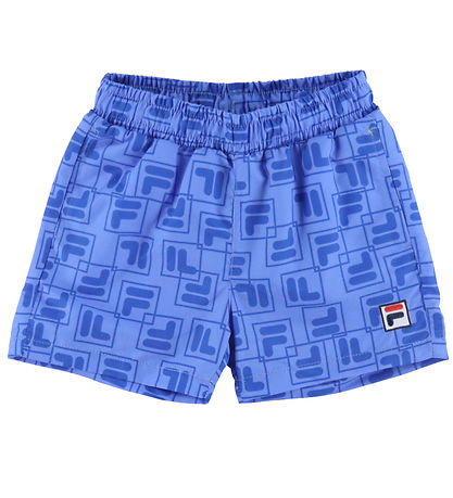 Fila Swim Trunks - Laudert - Ultramarine Playful w. Logos