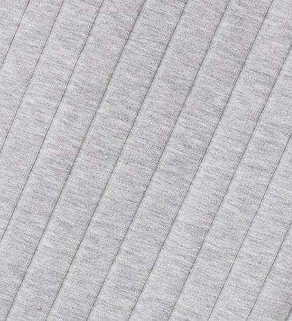LMTD Kleid l/ä - Rib - NlfLunne - Light Grey Melange
