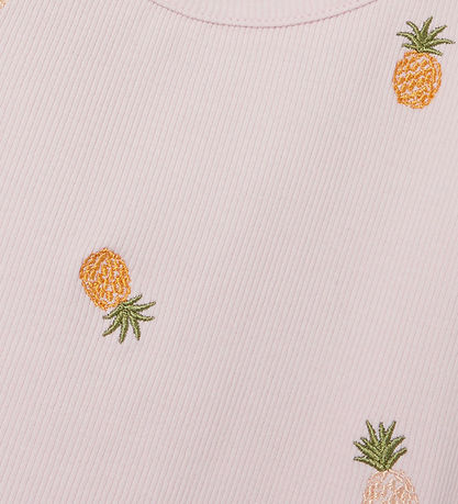 Name It Top - Rib - NkfSilina - Parfait Pink w. Pineapples