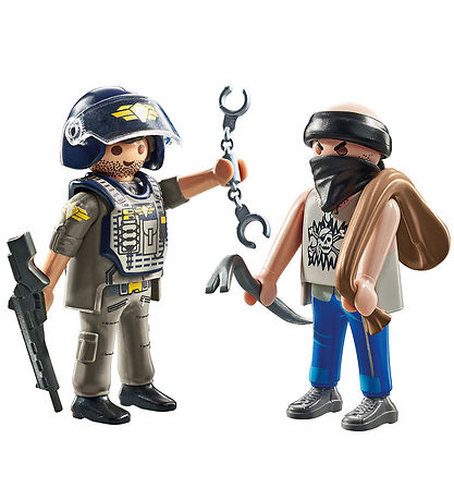 Playmobil DuoPack - SWAT & Robber - 71505 - 9 Parts