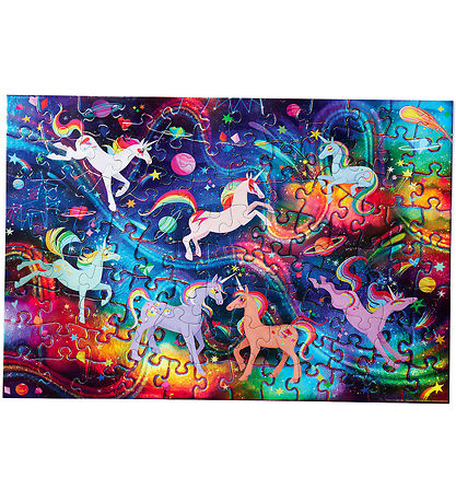 Crocodile Creek Jigsaw Puzzle - 100 Bricks - Unicorn Galaxy