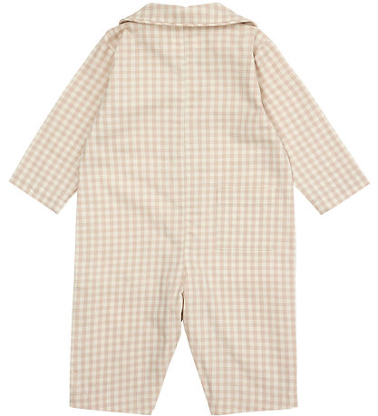 Lalaby Pyjamapak - Classic+ - Beige Gingang