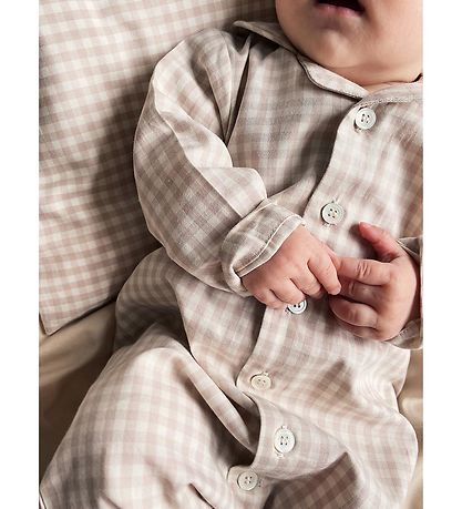 Lalaby Pyjamapak - Classic+ - Beige Gingang